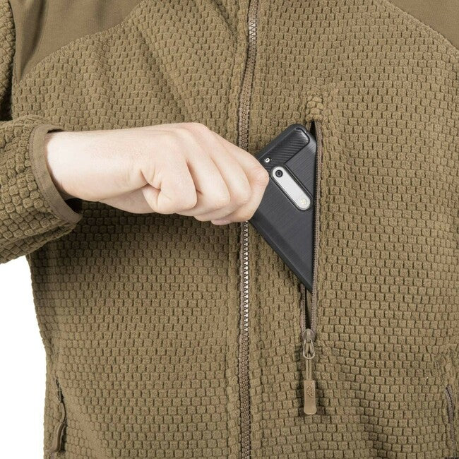 Helikon-Tex Alpha Tactical giacca in pile, coyote