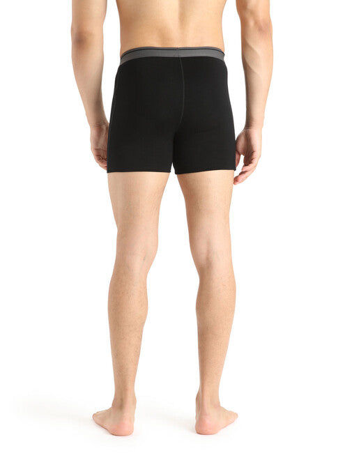 Icebreaker Anatomica boxer da uomo, nero