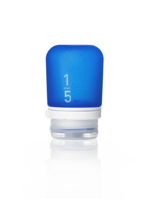 Humangear GoToob+ bottiglia da viaggio in silicone / contenitore ' 53 ml, blu scuro