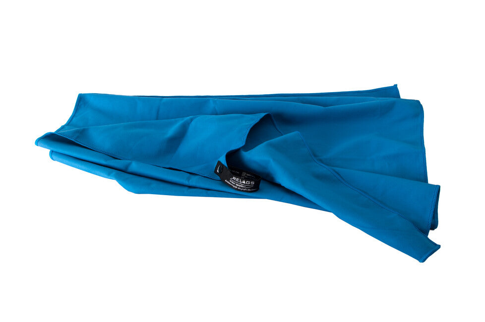 BasicNature Asciugamano in velluto 60 x 120 cm, blu