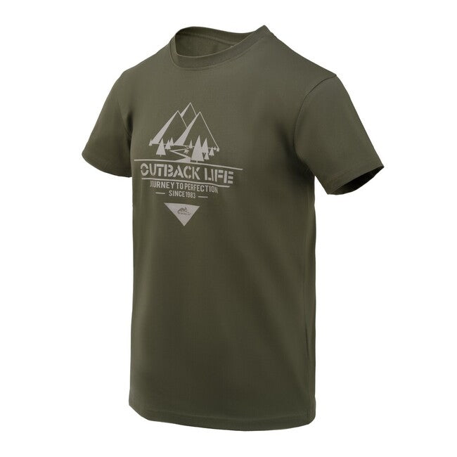 Helikon-Tex Maglietta (Outback Life) - verde taiga