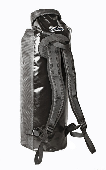 BasicNature Duffelbag zaino impermeabile duffelbag con chiusura a rotolo 40 l, nero