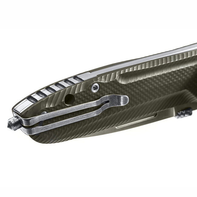 Lionsteel Coltello di chiusura con lama in acciaio D2 8710 GR Big Daghetta