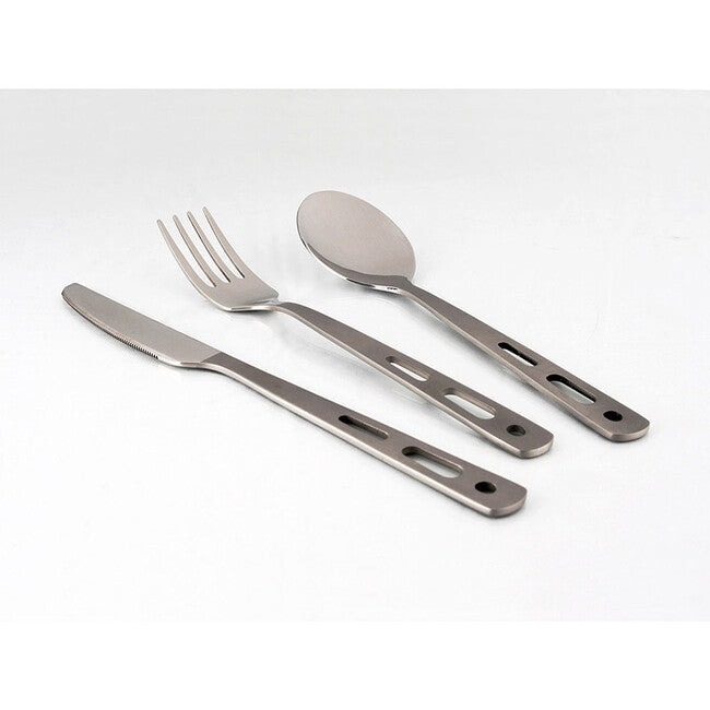 Lifeventure Basic set coltello forchetta cucchiaio