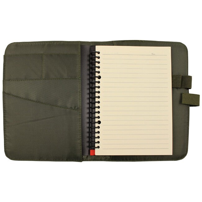 MFH Astuccio con blocco note A5, verde OD