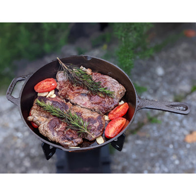 Origin Outdoors pentola da fuoco in ghisa 26cm, 1,8L