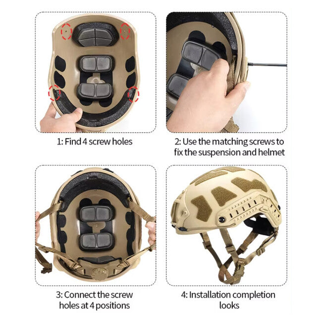 Leguon Snap sistema di sgancio rapido per casco, oliva