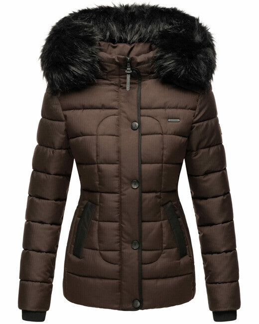 Marikoo Unique marikà invernale da donna giacca, dark choco