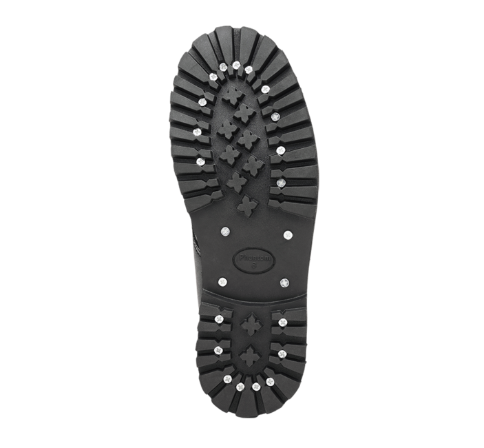 Brandit Phantom stivali in pelle con allacciatura a 3 file, nero