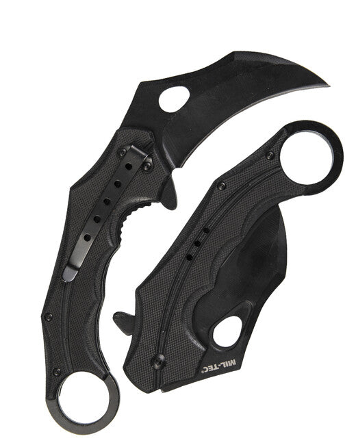 Mil-Tec G10 Karambit coltello, nero