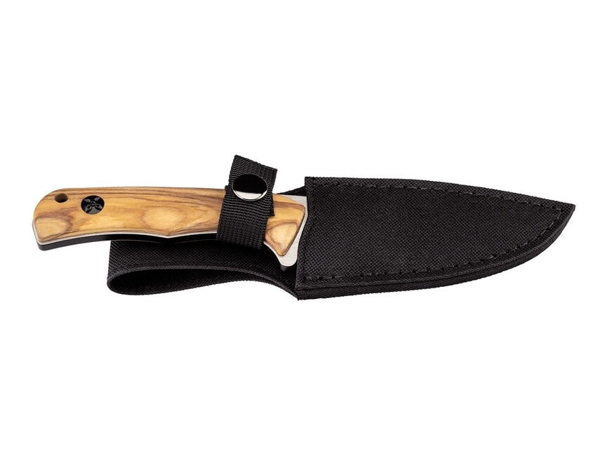Herbertz Coltello da cintura 10,1 cm legno Zebrano