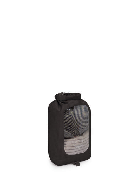 Osprey Dry Sack borsa impermeabile 6 CON FINESTRA, nera