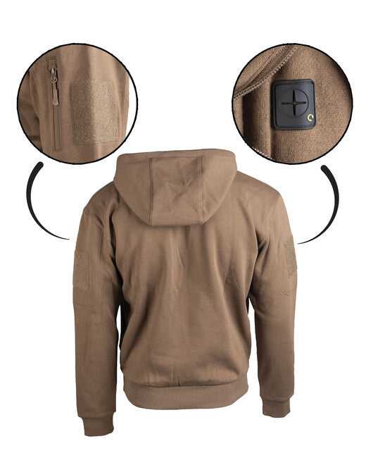 Mil-Tec Kangaroo hoodie Tactical, Coyote scuro