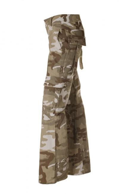 O&T Olivia pantaloni da donna, mimetico beige chiaro