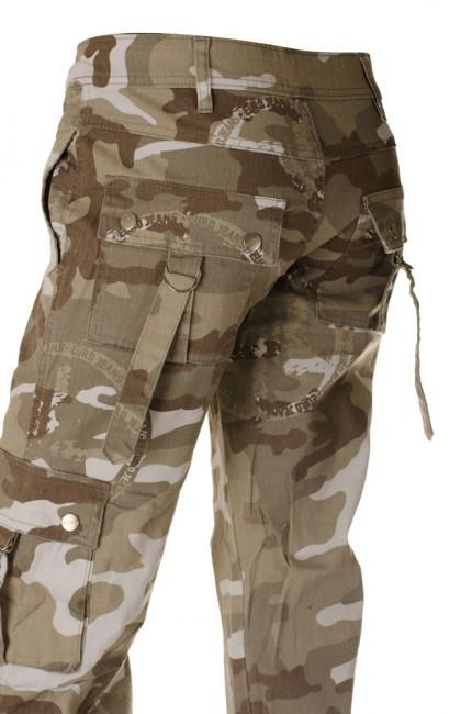 O&T Olivia pantaloni da donna, mimetico beige chiaro