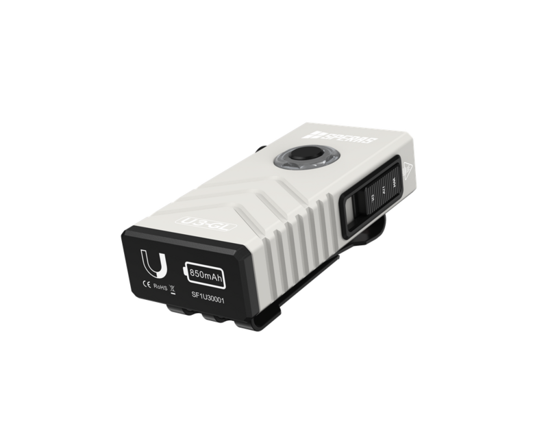 Speras U3-GL torcia multifunzione EDC, bianca