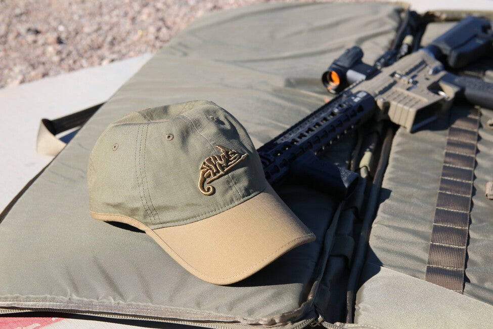 Helikon-Tex Cappello con logo - PolyCotton Ripstop - Adaptive Green / Coyote