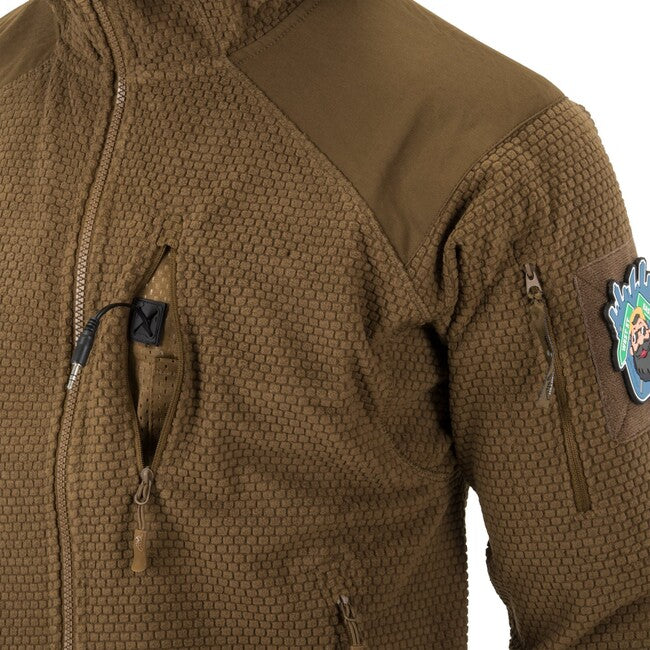 Helikon-Tex Alpha Hoodie flisasti pulover, olivno zelena