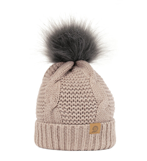 Origin Outdoors Cappello Bobble Merino Beige