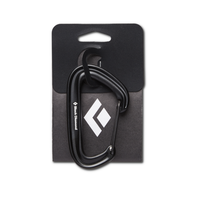 Black Diamond Litewire moschettone, nero