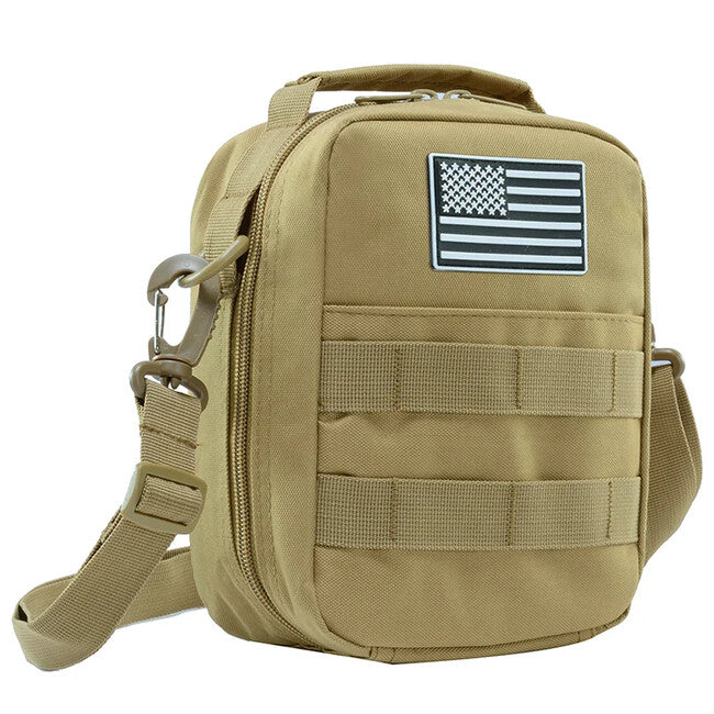 DRAGOWA Tactical Borsa medica impermeabile a tracolla 2L, ACU