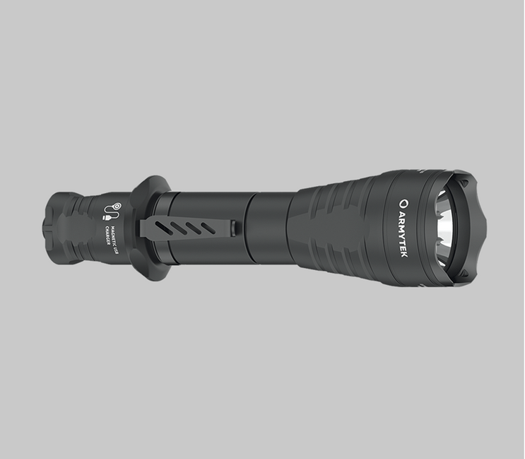 ArmyTek Predator Pro Magnet USB Set tattico esteso, bianco caldo