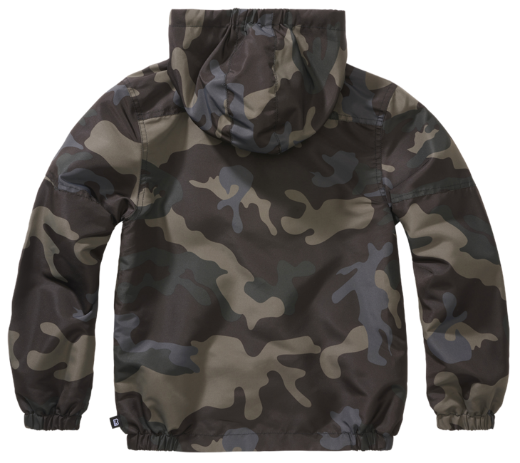 Brandit Summer Frontzip giacca a vento, darkcamo