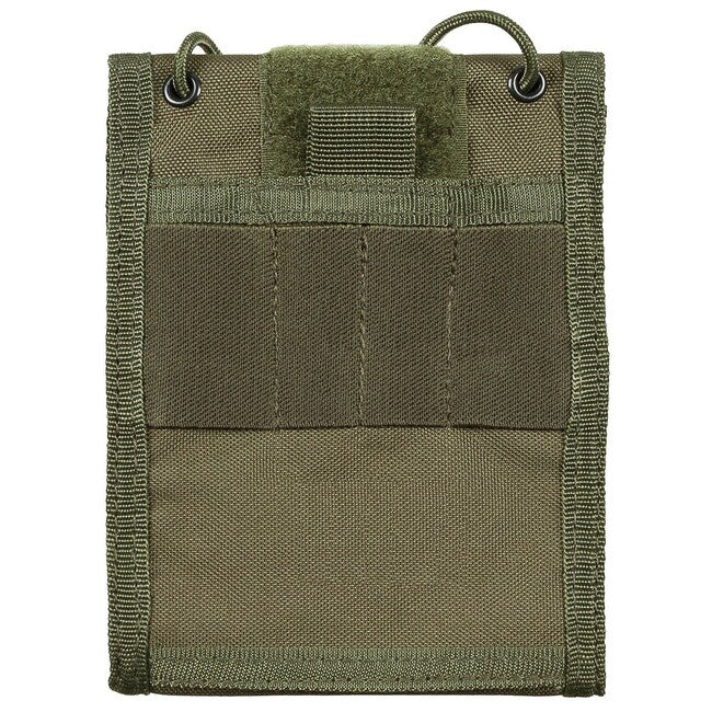 MFH Portafoglio da collo con coulisse, verde OD