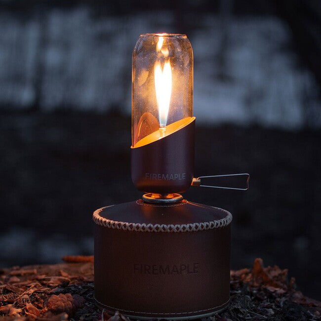 Fire Maple Paralume in vetro borosilicato trasparente per lampada a gas