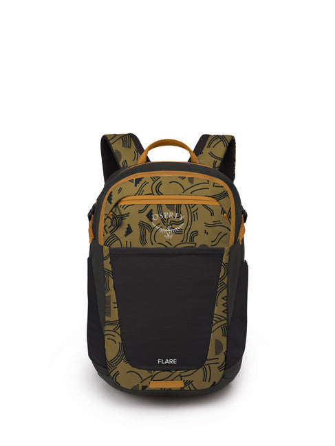 Osprey Flare zaino da città, find the way print/black