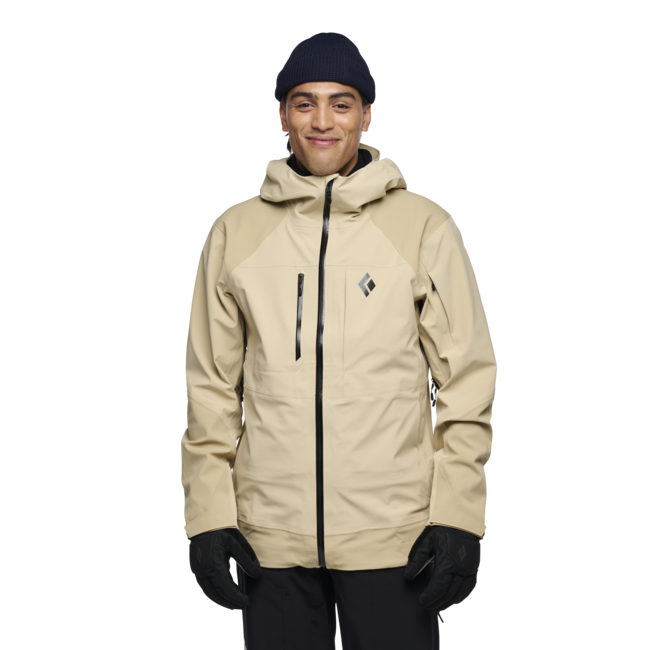Black Diamond Recon Stretch Pro Shell giacca da sci, kaki