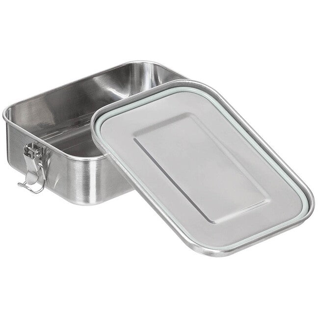 Fox Outdoor Premium lunch box acciaio inox circa 19 x 14,5 x 6,5 cm