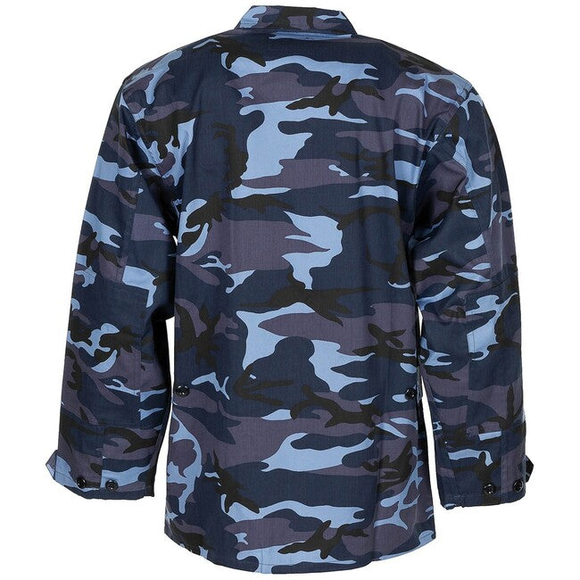 MFH Giacca da campo americana BDU, blu cielo