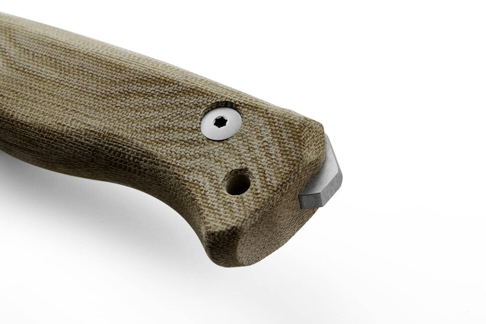 Lionsteel Pugnale lungo con manico in micarta T6 CVG CPM 3V tela verde