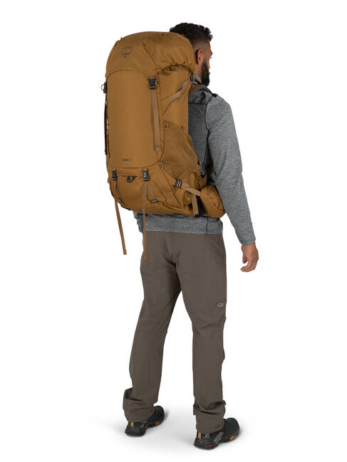 Osprey Rook zaino da trekking 50, histosol brown/rhino grey