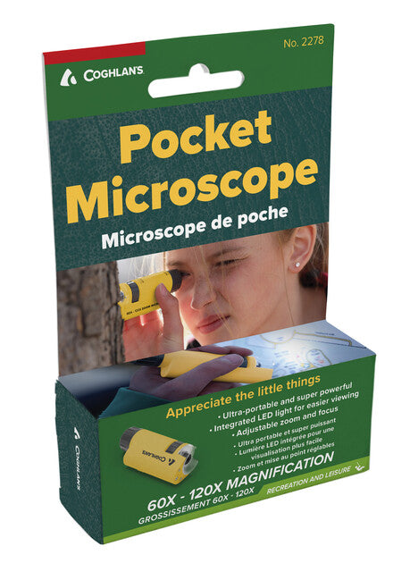 Coghlans Microscopio tascabile con ingrandimento 60 x - 120 x