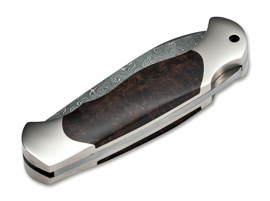 Böker Scout Spearpoint coltello da tasca 7,9 cm, damasco betulla