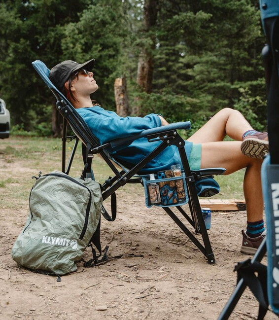 Klymit Switchback sedia da campeggio, blu
