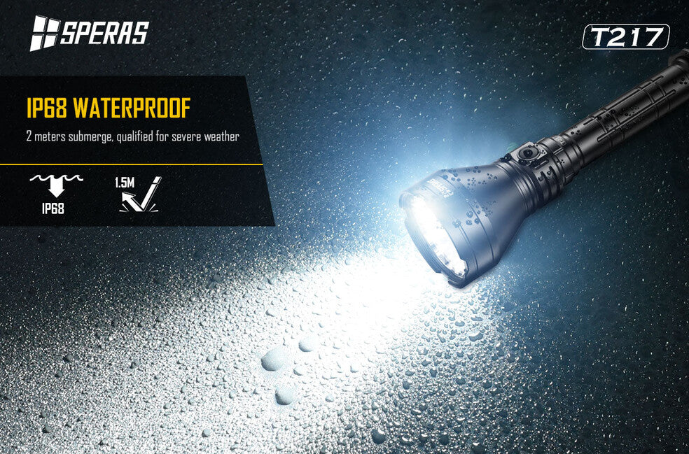Speras T217 Hunting Flashlight 1400LM 1400M