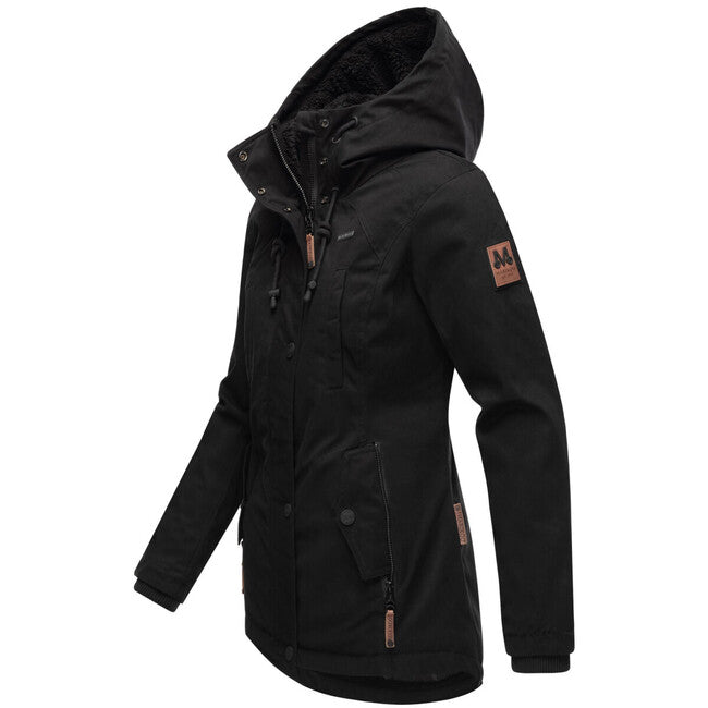 Marikoo Bikoo giacca invernale da donna, nero/nero