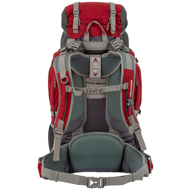 Highlander Expedition zaino 65 l, rosso