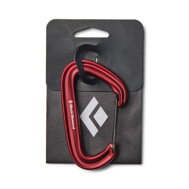 Black Diamond Litewire moschettone, rosso