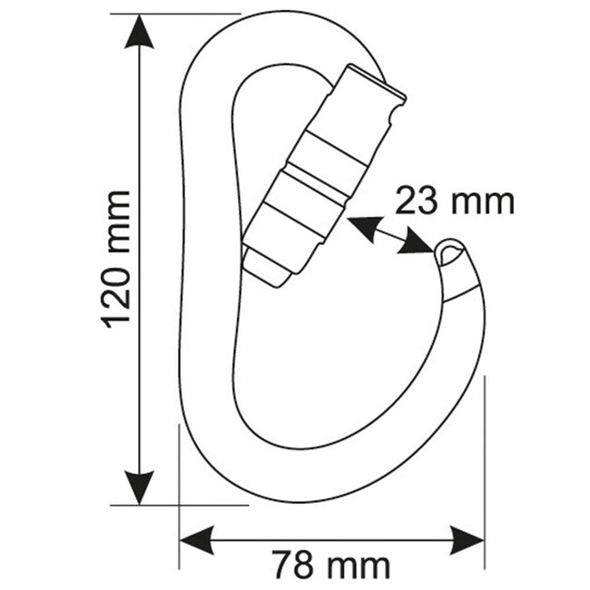 Camp Atom moschettone 2Lock