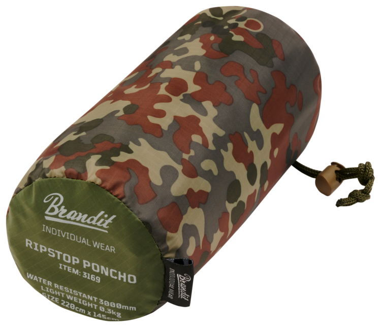 Brandit Poncho in Ripstop, filigrana