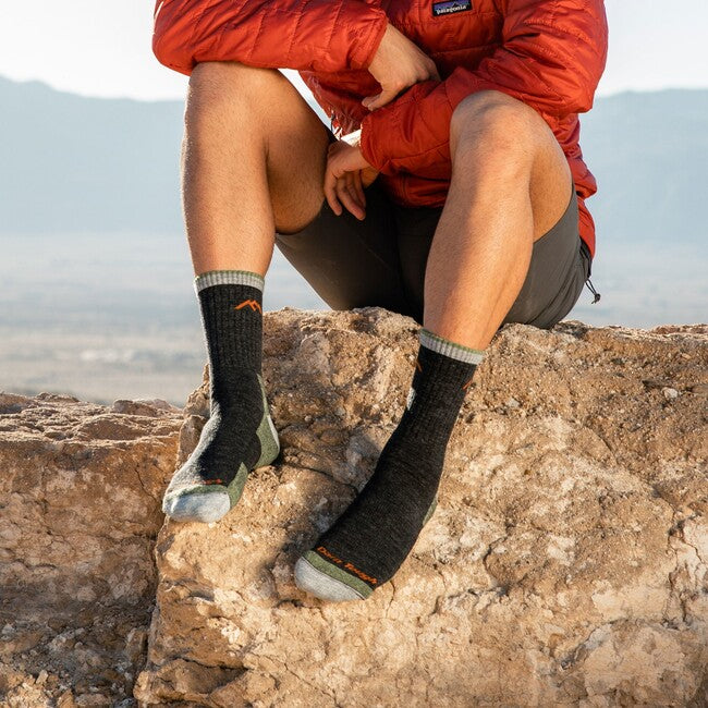 Darn Tough Hiker Micro Crew calzini medio leggero con cuscino, lime
