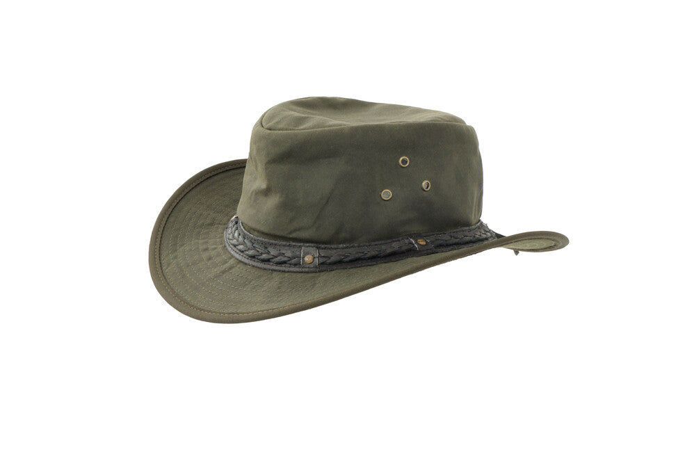 Origin Outdoors Ranger cappello oilskin, oliva