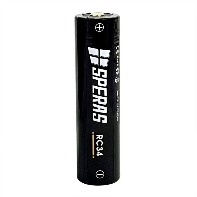 Speras RC34 torcia ricaricabile al litio 18650 3400mAh