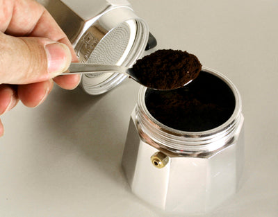 Origin Outdoors Macchina da caffé espresso per 6 tazze, acciaio inox