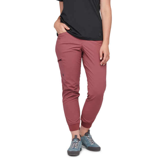Black Diamond Pantaloni Jogger Tecnici da donna, legno di ciliegio