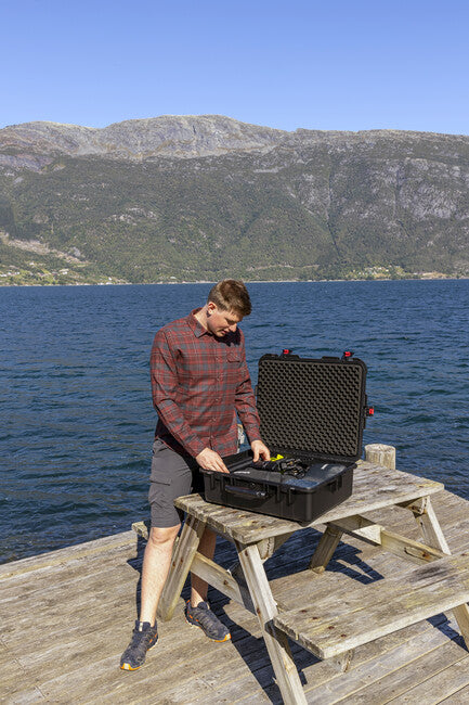 Origin Outdoors 2500 custodia di protezione, nera con schiuma